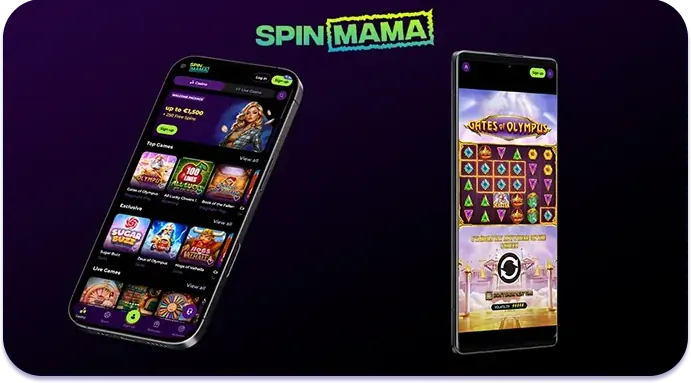 Descarga la app móvil de Spinmama Casino