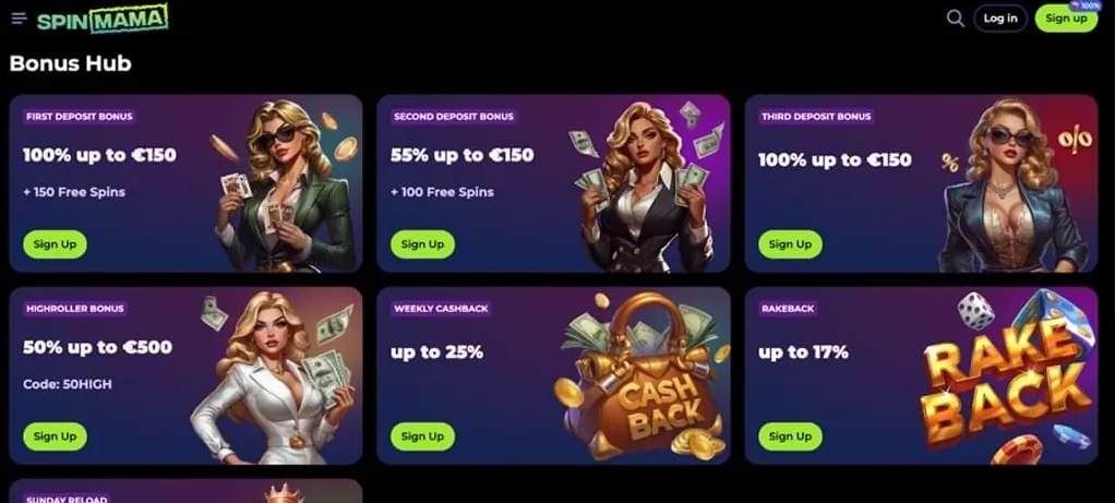 Opinión sobre bonos de Spinmama Casino España